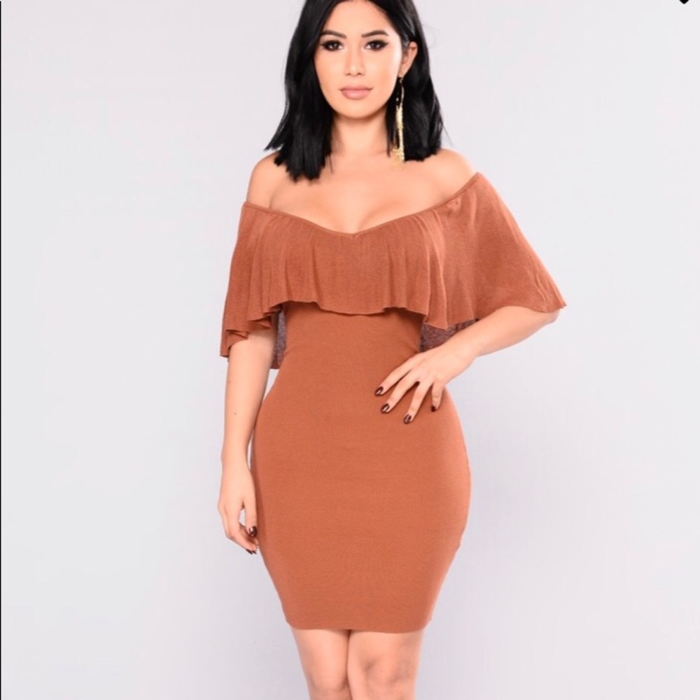Off the shoulder dress